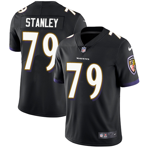 2019 Men Baltimore Ravens #79 Stanley black Nike Vapor Untouchable Limited NFL Jersey->baltimore ravens->NFL Jersey